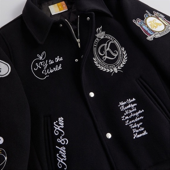 SOLD - KITH & Kin Varsity Jacket Sz Med - Picture 4 of 5